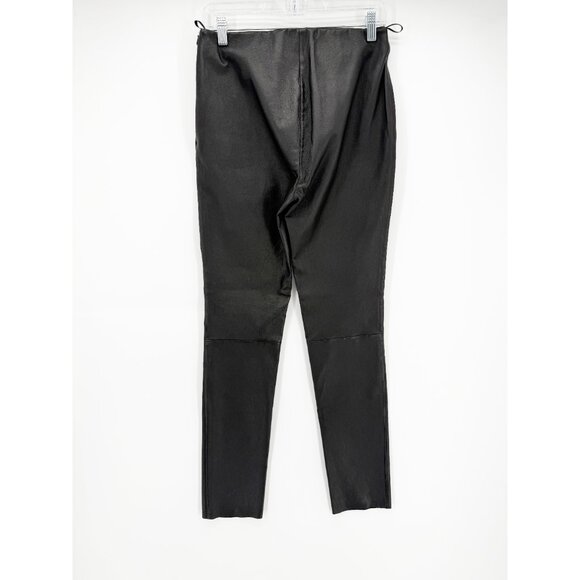 Karen Millen 100% leather lamb nappa pants - size 10 new with tags (NWT) - Picture 3 of 8